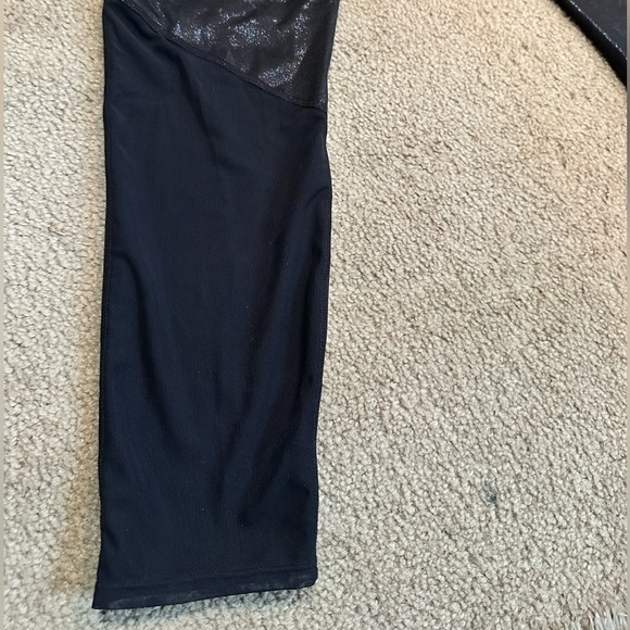 NWOT JoyLab Sparkle Leggings Women's Large L High-Rise Seamless Metallic Mesh - Picture 3 of 11
